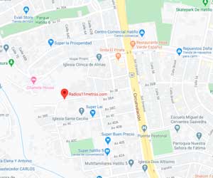 mapa radios 11 metros